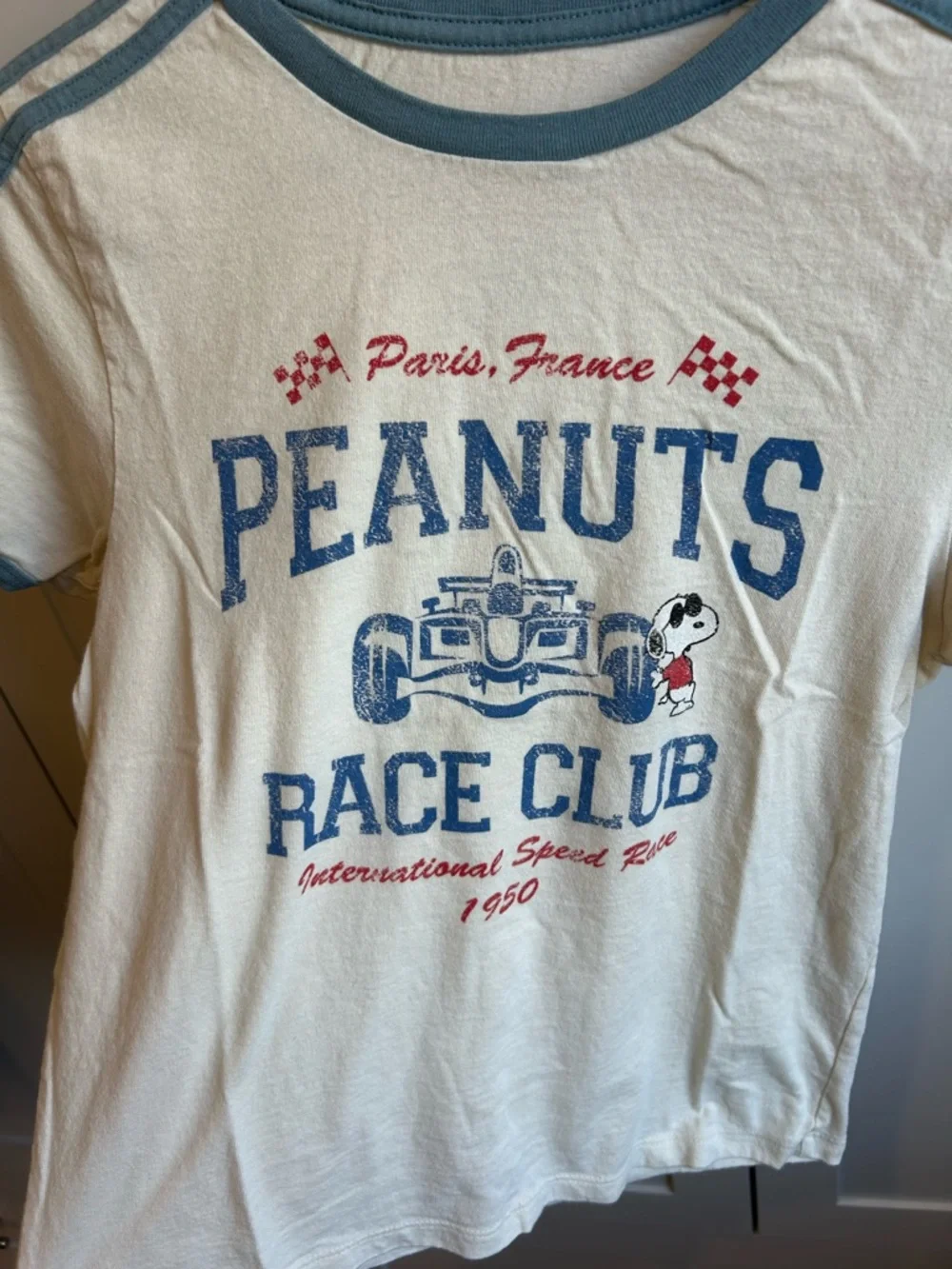 Peanuts Cream Ringer Tee - Picture 3 of 4